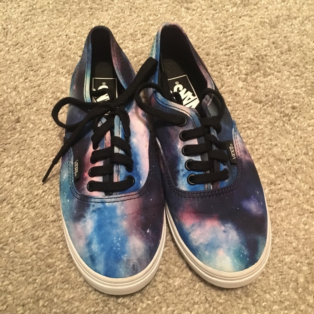 Galaxy Print Vans Size Women’s 5